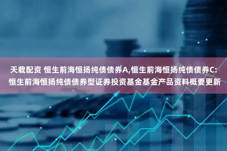 天载配资 恒生前海恒扬纯债债券A,恒生前海恒扬纯债债券C: 恒生前海恒扬纯债债券型证券投资基金基金产品资料概要更新