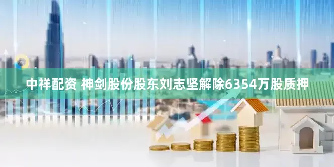 中祥配资 神剑股份股东刘志坚解除6354万股质押