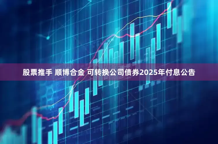 股票推手 顺博合金 可转换公司债券2025年付息公告